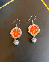 Raktambari Pichwai Earrings