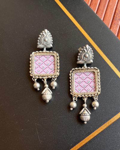 Kamalam Pichwai Earrings