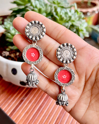 Sifar Laal Pichwai Earrings