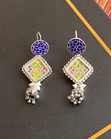 Antarang Pichwai Jhumki Earrings