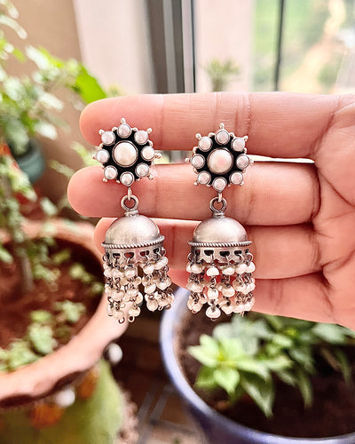 Moti Jhoomar Earrings