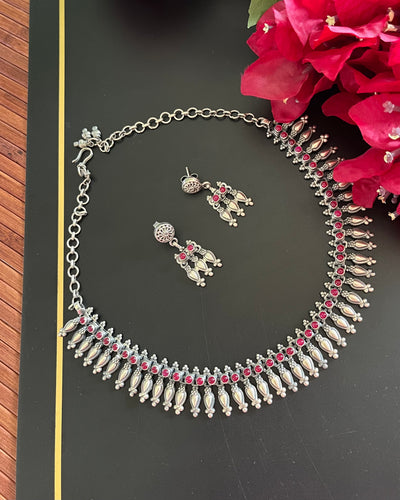 Tattva Necklace with Earrings