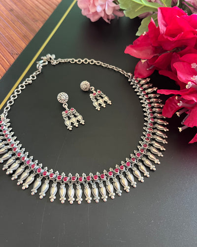 Tattva Necklace with Earrings