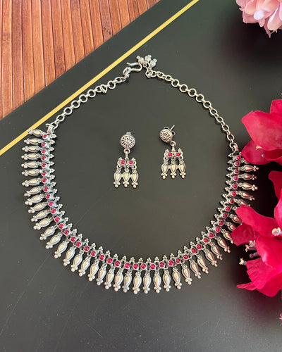 Tattva Necklace with Earrings