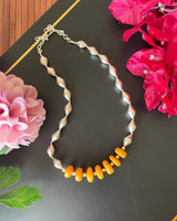 Amber Dholki Necklace