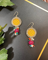 Dilshaad Pichwai Earrings