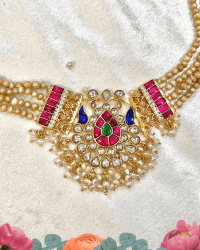 Aparajita Necklace with Earrings