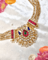 Aparajita Necklace with Earrings